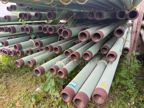 Line Pipe, 3-1/2in OD x 0.438in Wall, X52, FBE Coated, Seamless, Qty 94jts