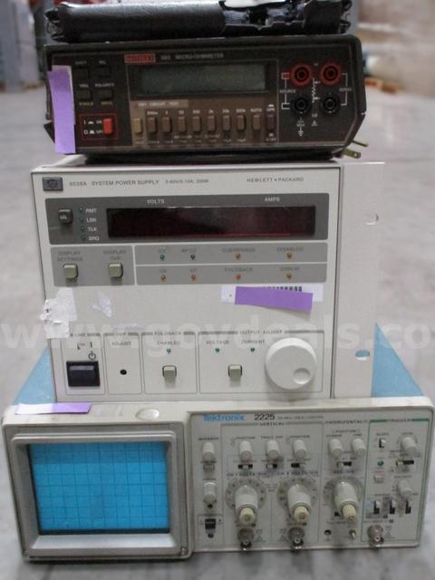 OSCILLOSCOPE, OHMMETER MICRO & POWER SUPPLY