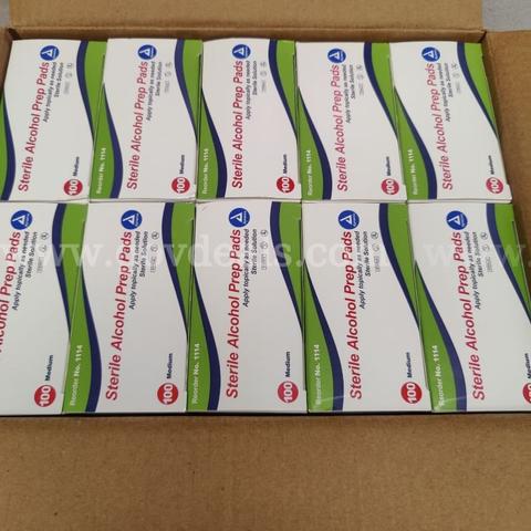 Lot of Expired Sterile Alcohol Prep Pads