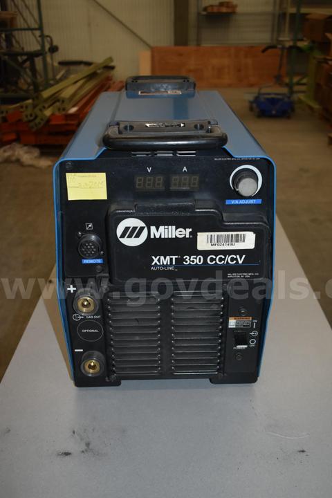 Miller XMT 350 Welder with 20 Series Wire feeder #6