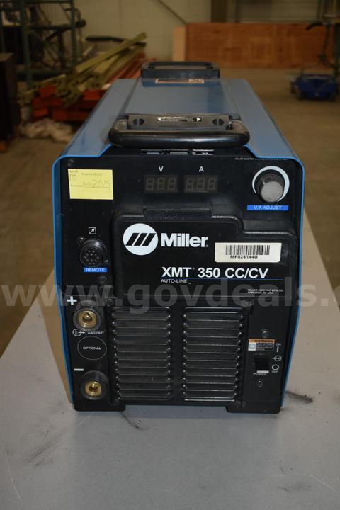 Miller XMT 350 Welder with 20 Series Wire feeder #10