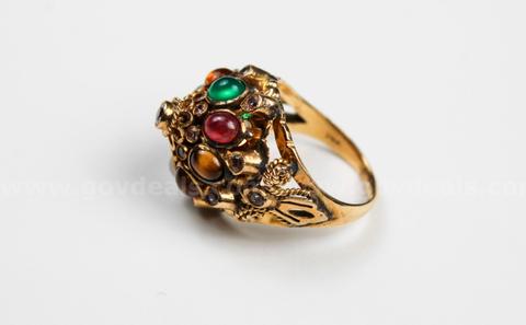 14kt Gold Gemstone Ring