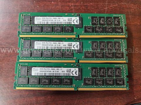 32GB 2666V PC4 Server RAM - Lot of 16 Sticks DDR4 SK Hynix Memory