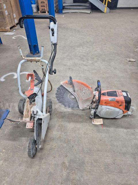 Stihl TS800 Saw & Cart