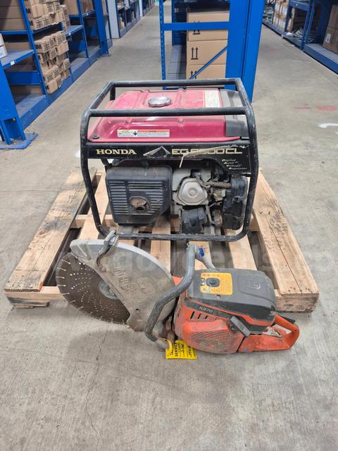 Honda Generator and Husqvarna saw