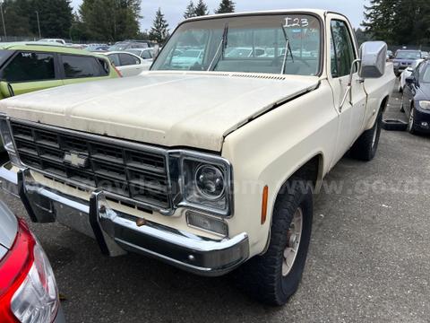 Yellow 1977 Chevy Cheyenne