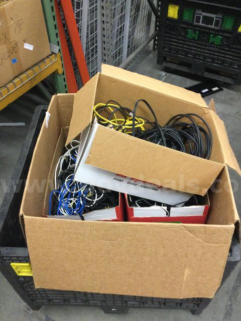 One (1) Lot of Assorted Cables and Power Adapters