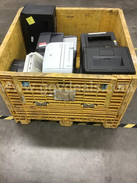 One (1) Lot of Large Assorted Printers (Not Tested)