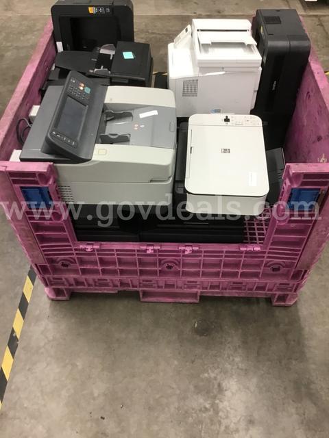 One (1) Lot of Large Assorted Printers (Not Tested)