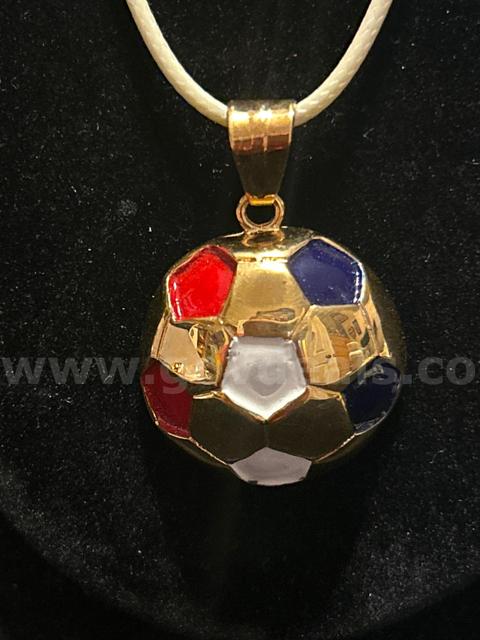 New, USA, Soccer Ball Pendant W/ Rope Cord