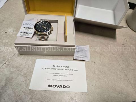 Movado Heritage Calendoplan S Chronograph New Open Box 3650126