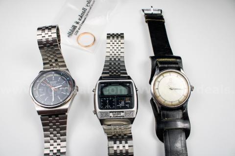 Gold & Wristwatch Lot