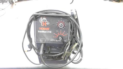 HOBART IRON MAN 210 MIG WELDER WITH ALUMINUM SPOOL GUN