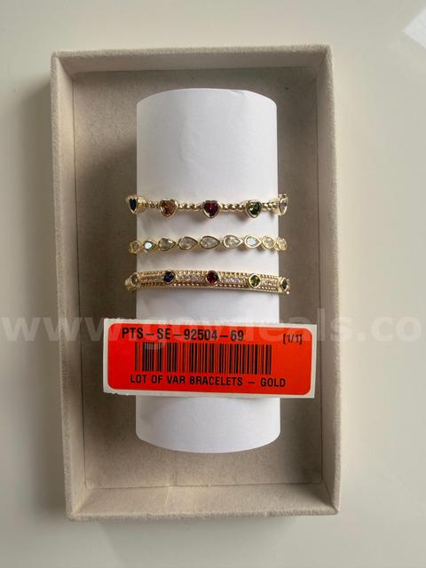 WILL SHIP Lot of gold bracelets