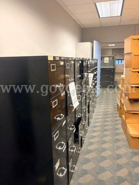 Lot of 9 Office Filing Cabinets