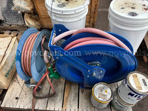 Lot of 2 Hose Reels