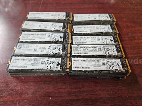 512GB NVMe SSDs - Lot of 75 WD SN 720 & 730 Size 2280 ✅