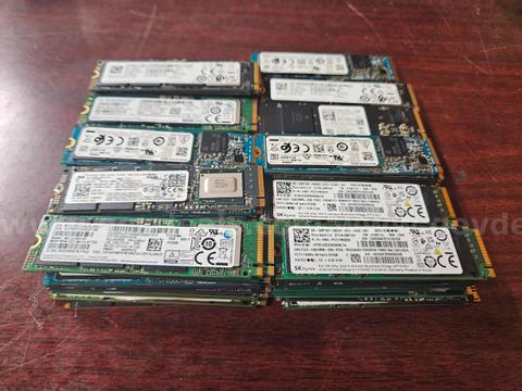 512GB NVMe SSDs - Lot of 100 Size 2280 Mixed Brand Solid State Drives ✅