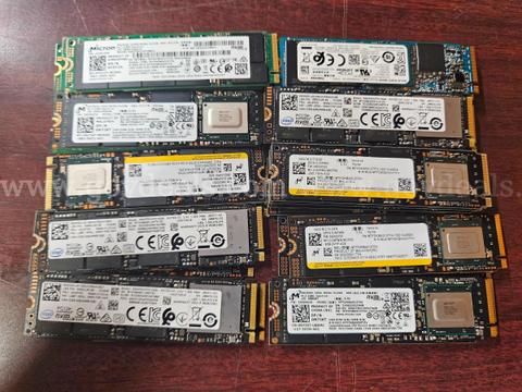 512GB NVMe SSDs - Lot of 32 Size 2280 Mixed Brand Solid State Drives ✅