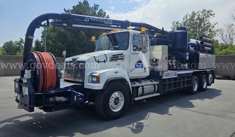 2020 Western Star 4700 Vac-Con Recycler Combination Sewer Cleaner / Vacuum Truck – 74,073 Miles, 3,322 Hours