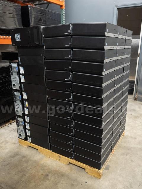 Lot of 132 Mixed Brand Laptops (HP / Dell / Lenovo) - No HDDs