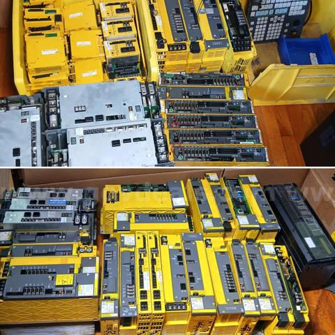 HUGE 73Pc  FANUC Okuma CNC Drive Servo Amplifier PLC Power Supply Module Lot