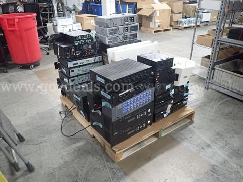 Pallet of Various A/V Equipment