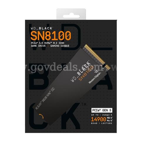 FREE SHIPPING! Sealed 4TB SANDISK/WD BLACK SN8100 | NVMe PCIe Gen5 x4 M.2 2280 SSD 14900 MB/s