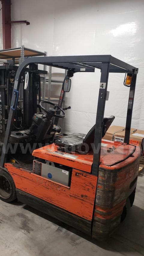 Toyota Electric Forklift Truck (FL4) (Serial# 17327) (CP# 878671)