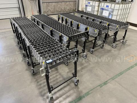 Conveyor, Expandable Roller Conveyor, Uline, Qty 4