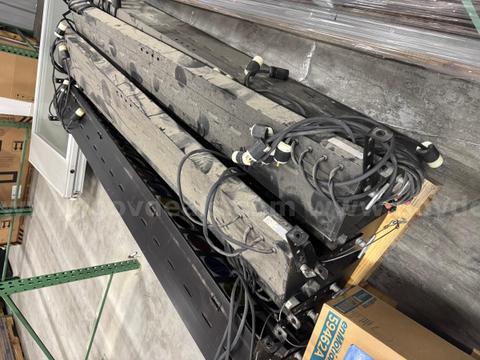 Eight (8) - 8 ft halogen stage lights