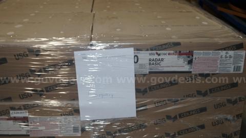 8 boxes of 24" x 24" ceiling tiles