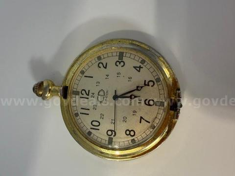 Mason’s Helping Pocket Watch, Missing Lid, Working?Non-Working