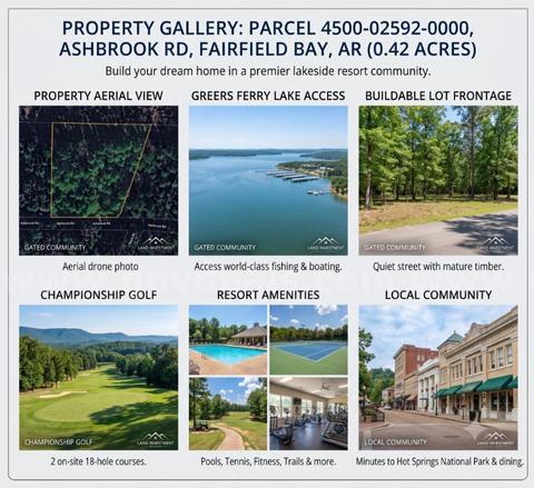🌲 BUILD YOUR DREAM HOME: 0.42 Acres on Ashbrook Rd in Fairfield Bay Resort Community! ⛳⛵