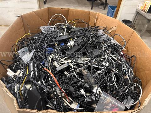 Lot 9 Wires and Cables 767 lbs including gaylord box and pallet