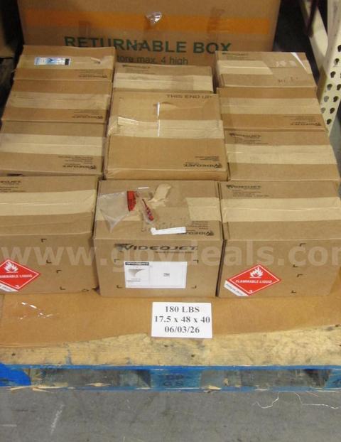 Wholesale Lot 10 New Boxes of VideoJet V410-D Ink Cartridges