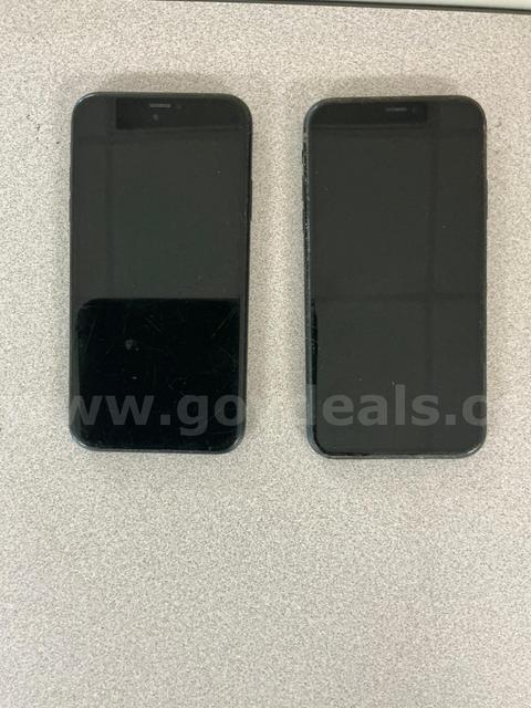 **Two (2) Unlocked Black Apple iPhone XR (64gb)**