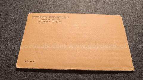 1955 RARE US Treasury Department (Sealed) Philadelphia Silver mint set