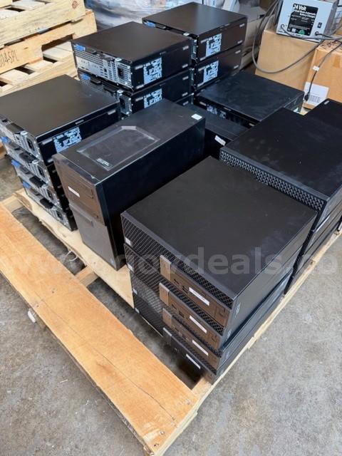 USED - SOLD AS IS - LOT OF 28 DELL COMPUTERS