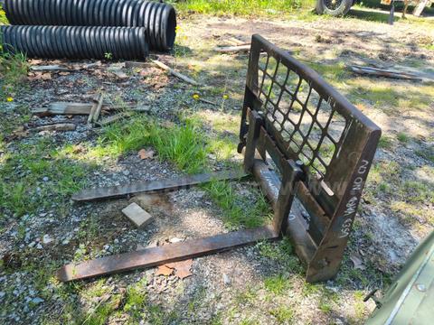 Skid Steer Fork Attachment