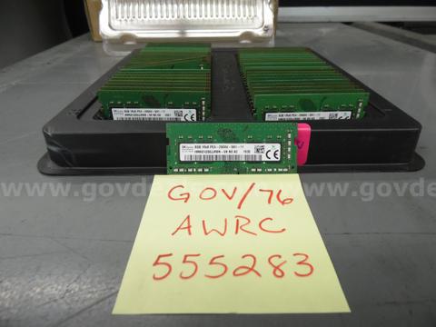 LOT OF (296) TESTED LAPTOP MEMORY  8GB 1RX8 PC4-2666V