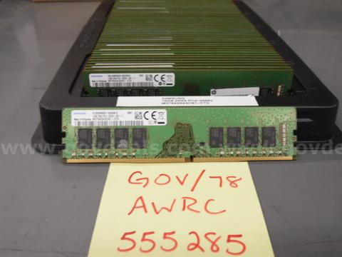 LOT OF (50) TESTED SERVER MEMORY  16 GB 2RX8 PC4-266V