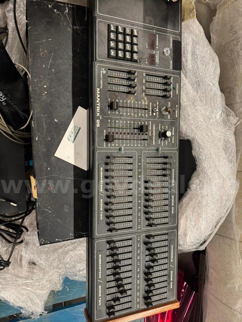 3 Pallets of old AV gear/Lighting Gels