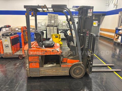 Toyota Electric Forklift Model 7FBEU15 - Battery not included
