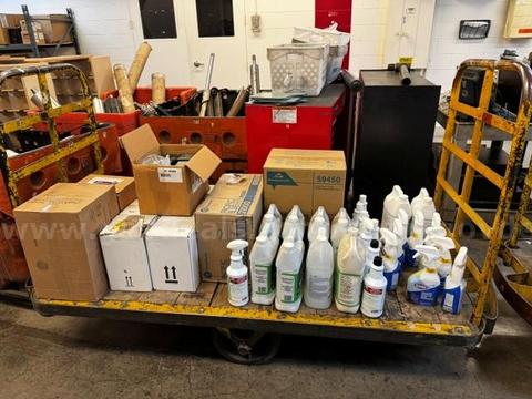 Assorted Custodial and Janitorial Supplies