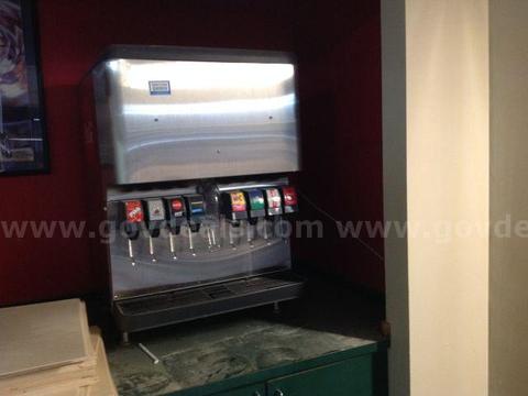 Cornelius Mdl DF250-BC Eight flavor soda machine with ice dispenser