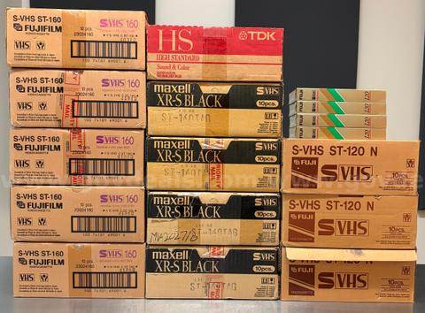 Blank VHS Tapes - One LOT of 134 tapes total