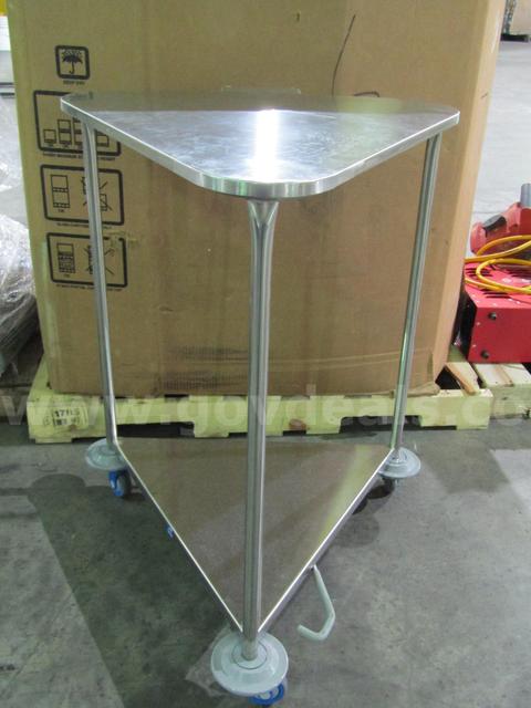 (5) Pedigo Rolling Medical Carts Stainless
