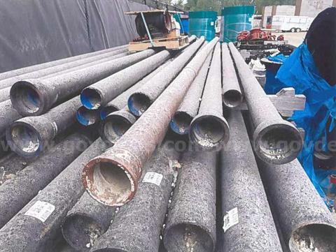 18' x 4" Glass-lined Pipe, 11.5 Pieces Total
