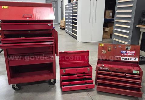 Toolboxes (Unknown - Crawl). Tools included (various)